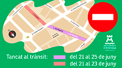 Tram c. Madrid tancat