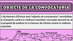 Concurs Còmic Dia contra Violències masclistes